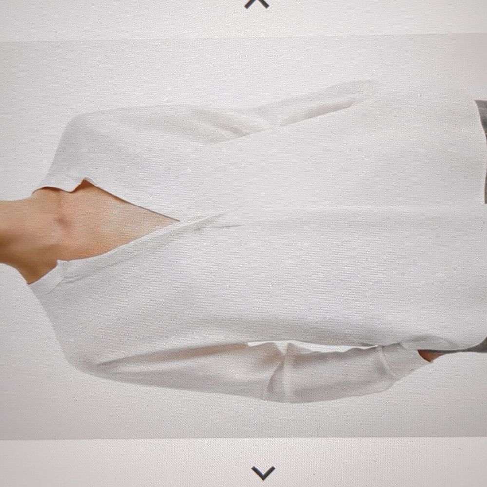 Vince Silk Banded Collar Oversized Blouse Size Small - Picture 4 of 14